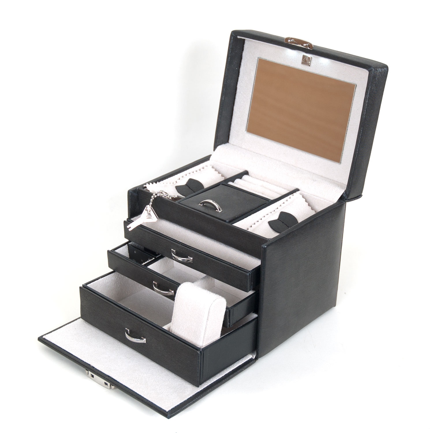 Sieradenbox LED Zwart