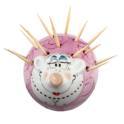 Houder Sateprikker / Coctailprikker Mrs. Helga Hole