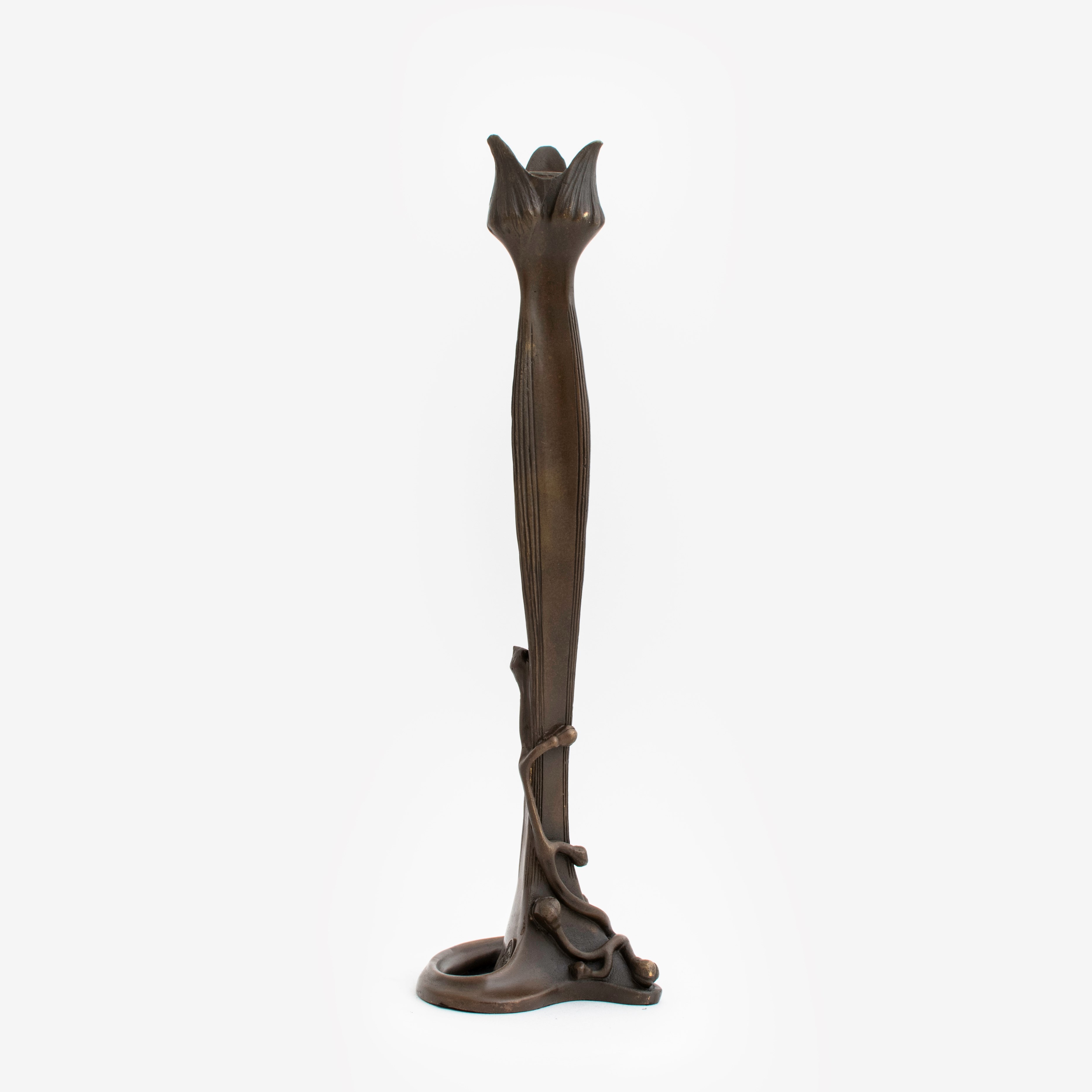 Kandelaar Bronze Tulip