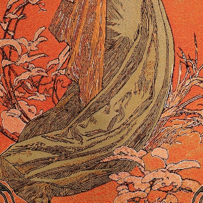 Detail Wandkleed Mucha Lente