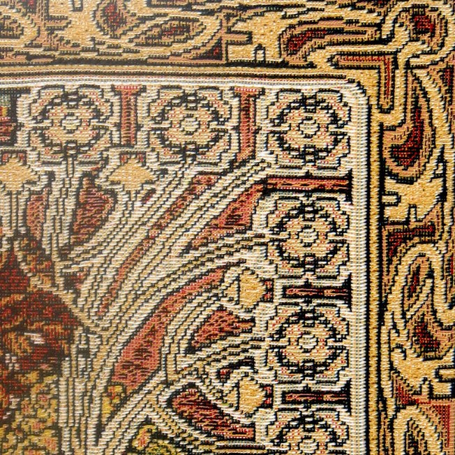 Detail Wandkleed Mucha Herfst