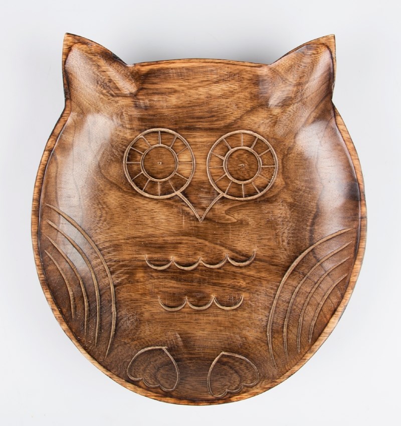 Presenteerschaal Uil