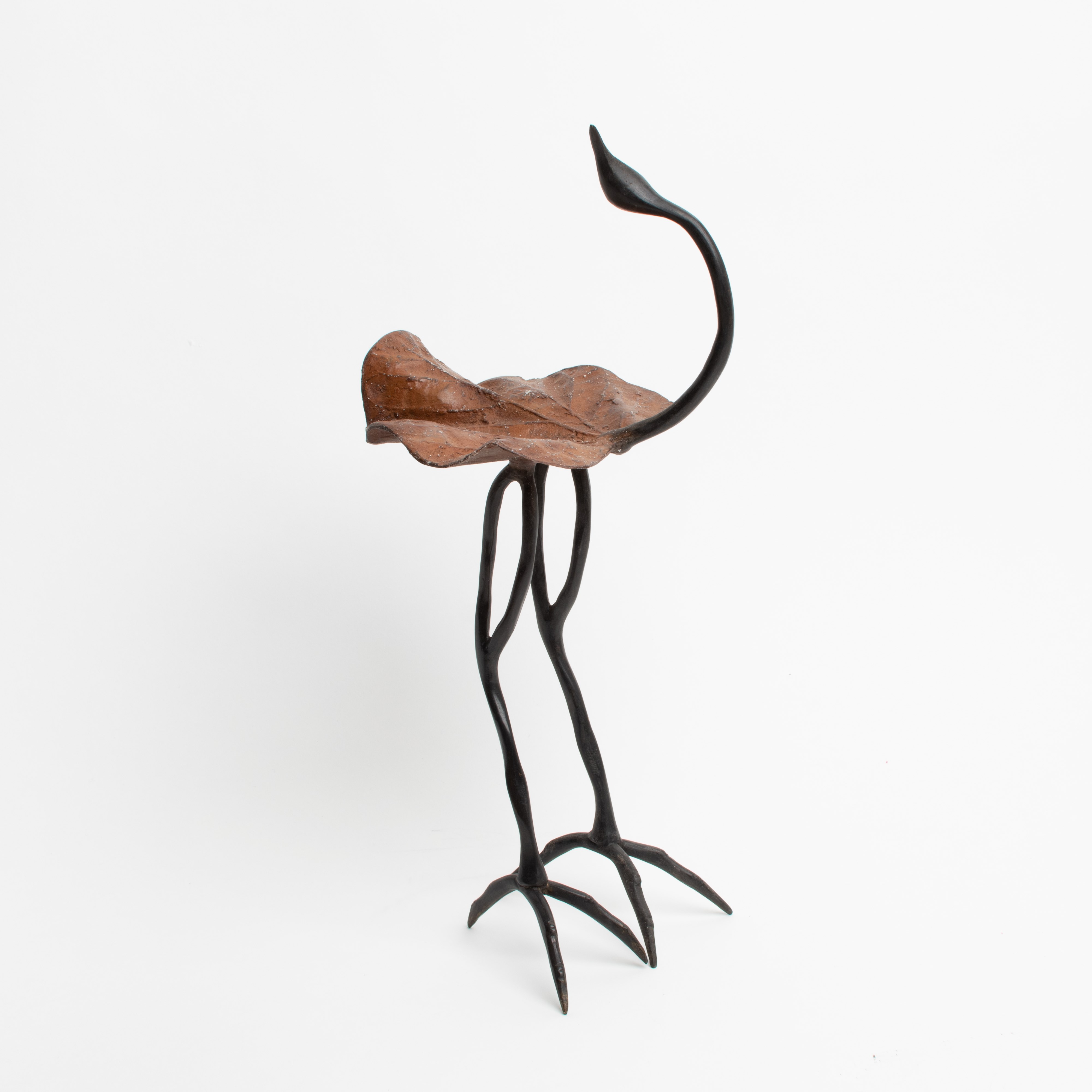 Sculptuur Vogel Brons