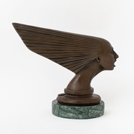 Sculptuur Autokap ornament 'Spirit of the Wind'