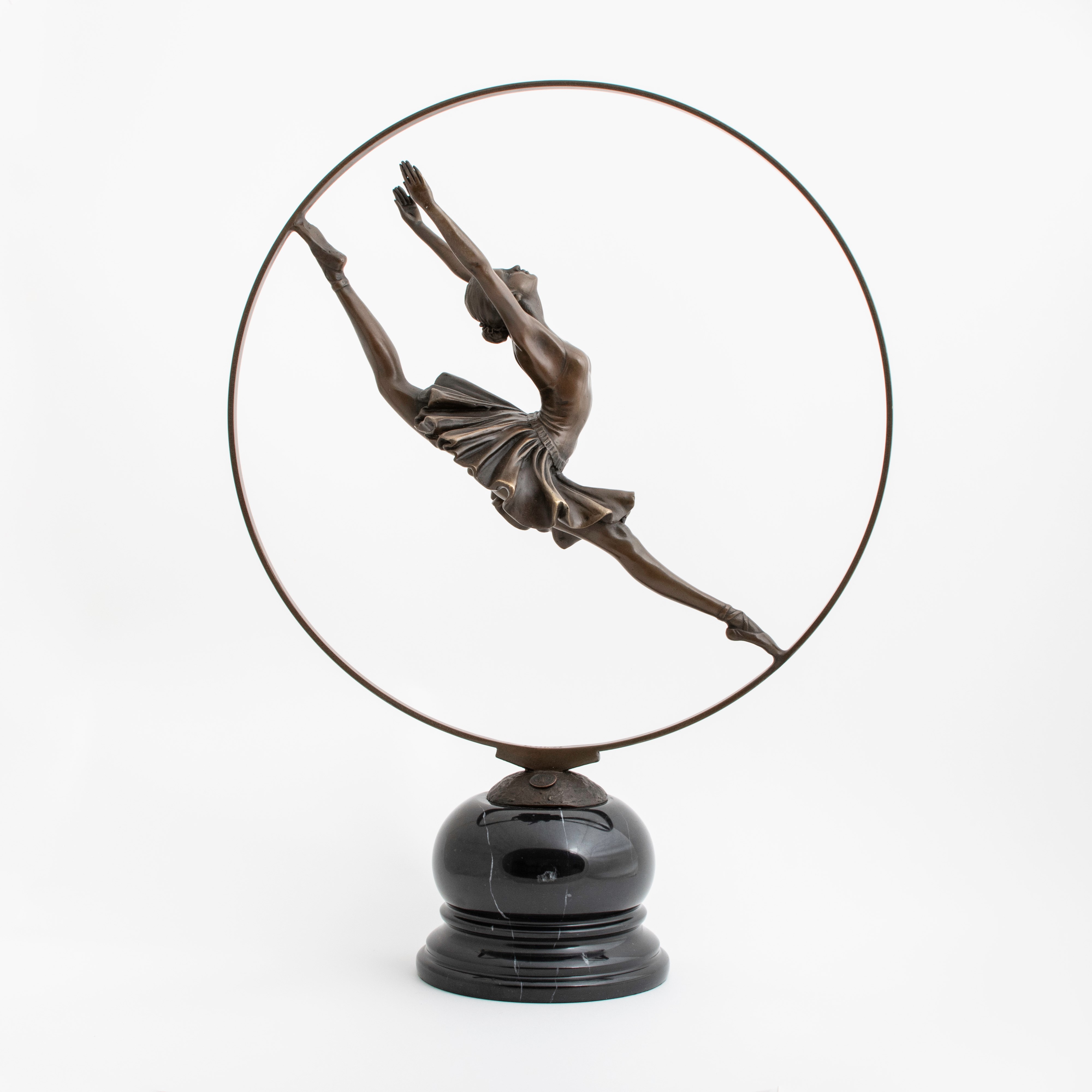 Sculptuur Sierlijke Ballerina