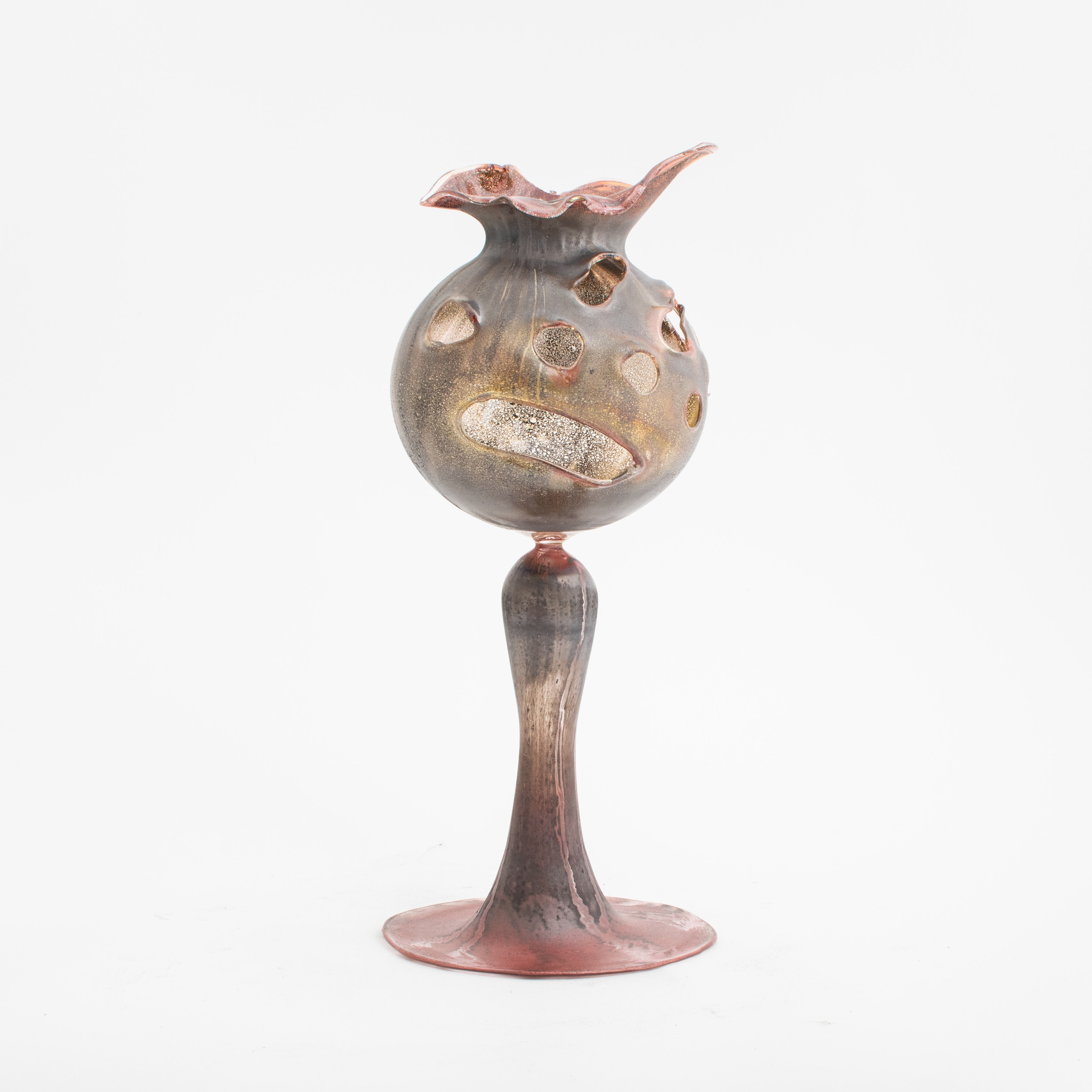 Art Nouveau Glas Granaatappel