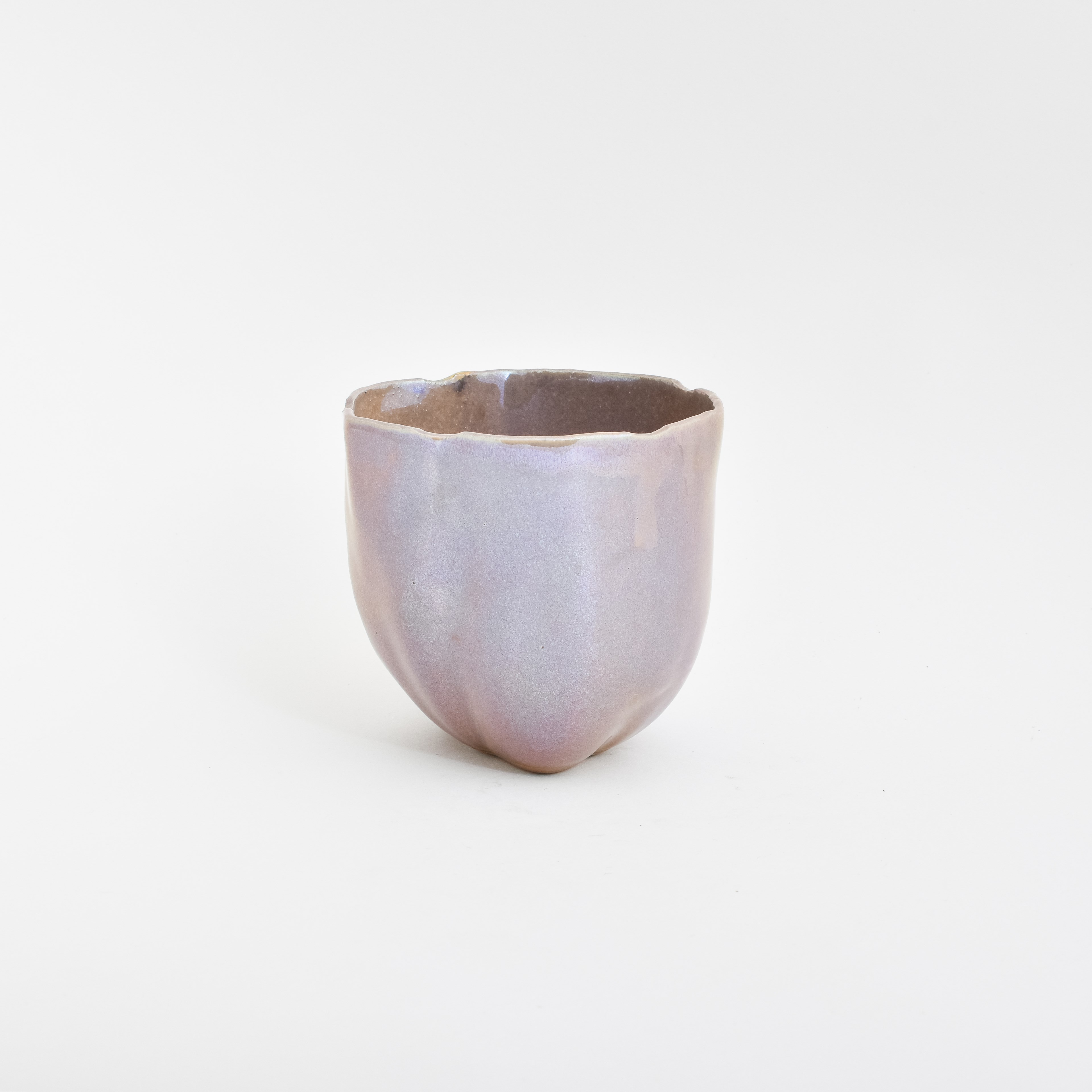 Keramieken pot klein Taupe