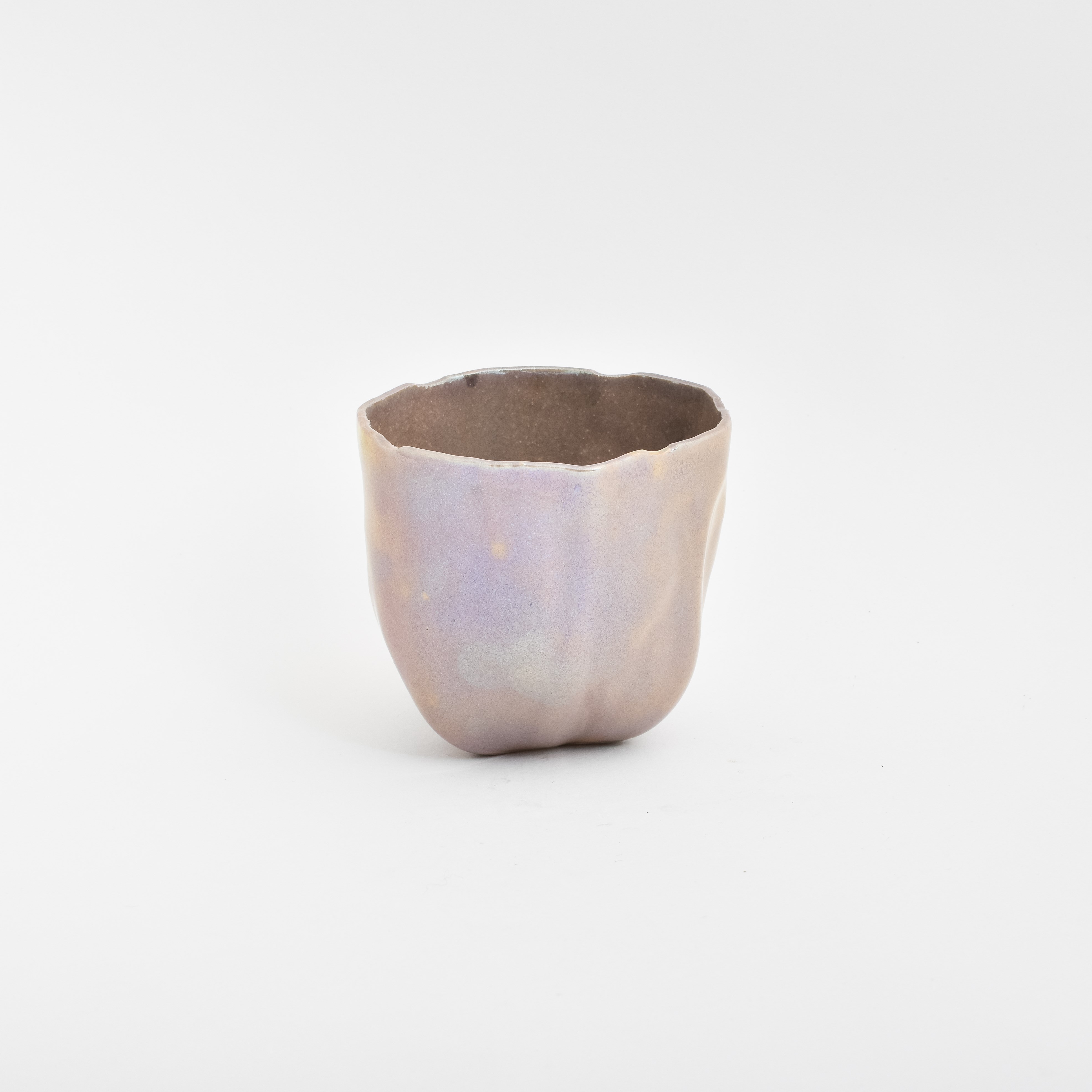 Keramieken pot klein Taupe