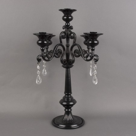 Kandelaar Decorate Black 5 Knops