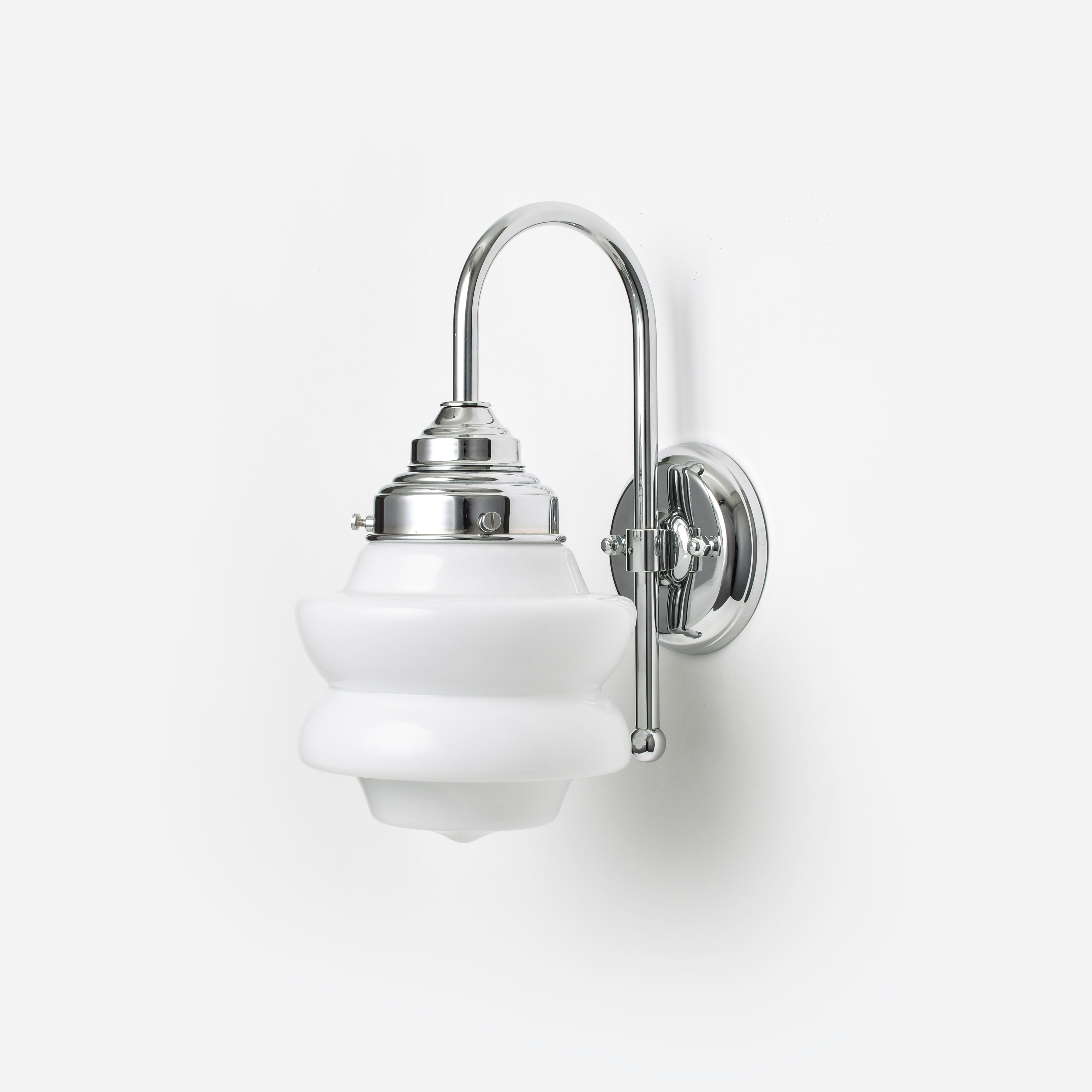 Wandlamp Small Top Meander Chroom