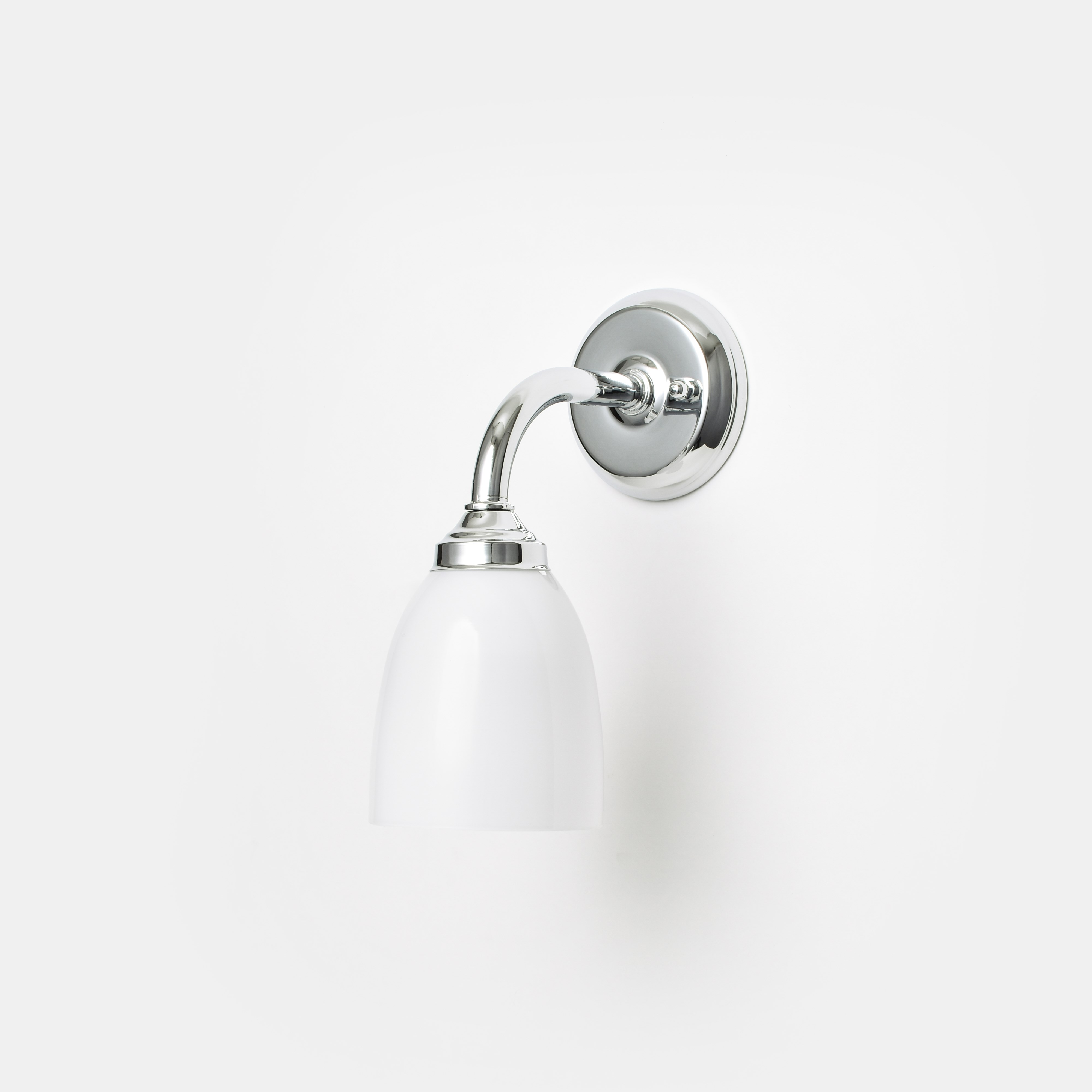 Wandlamp Make-up Small Curve Chroom