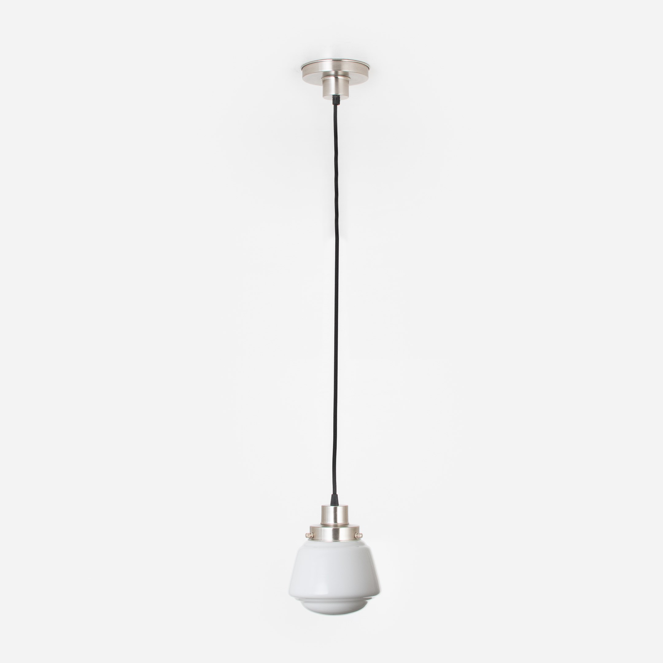 Hanglamp aan snoer High Button 20's Matnikkel
