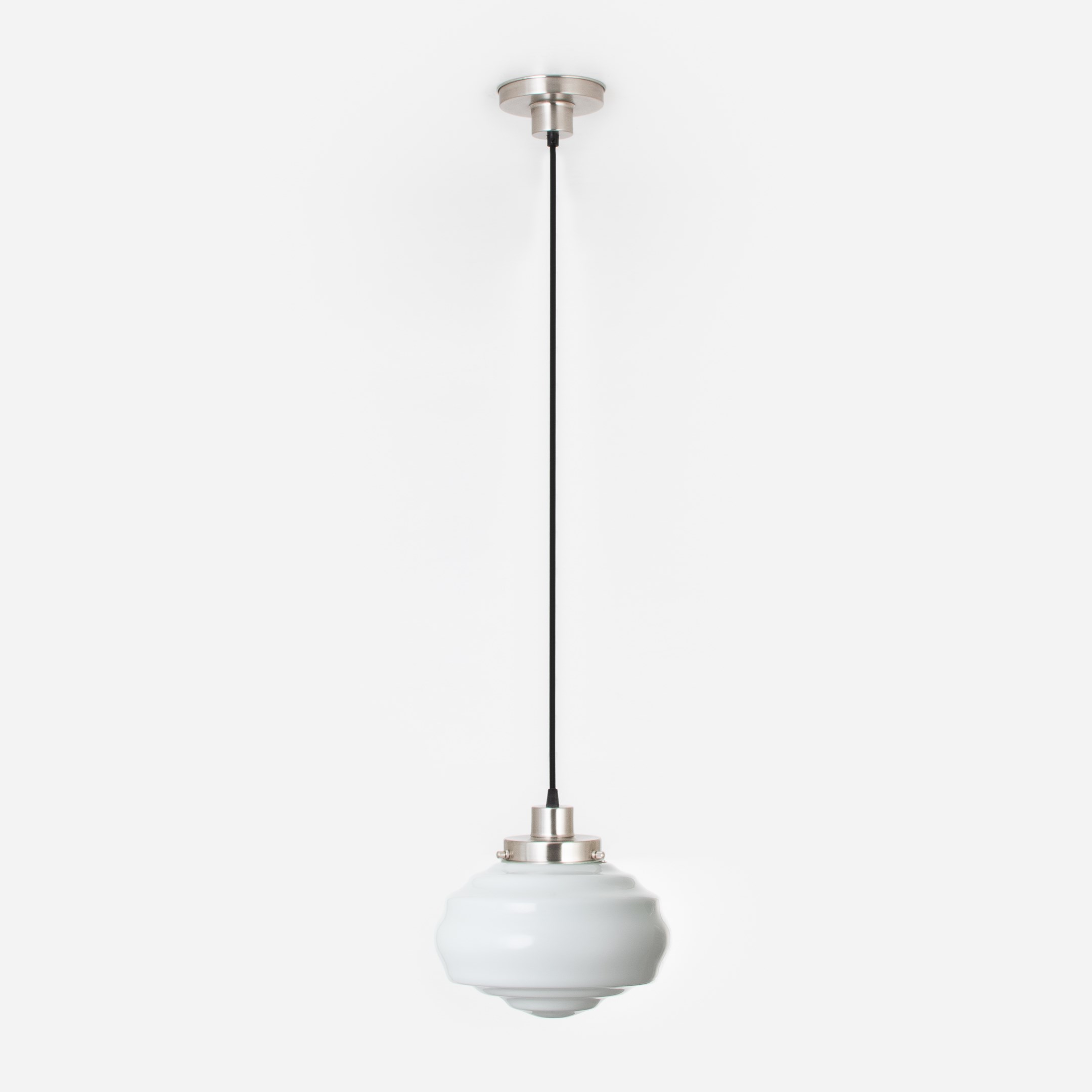 Hanglamp aan snoer Alphonse 20's Matnikkel