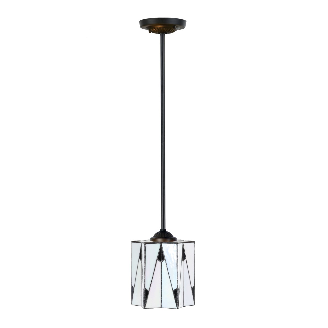 Tiffany Hanglamp French Art Deco pendant rond
