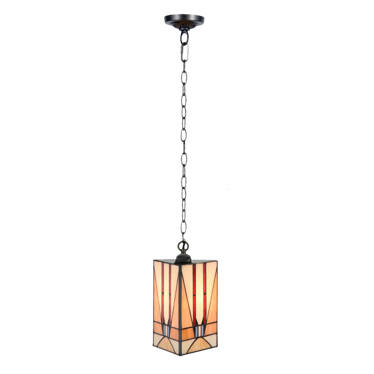 Tiffany Hanglamp aan ketting Tuschinski Triangle
