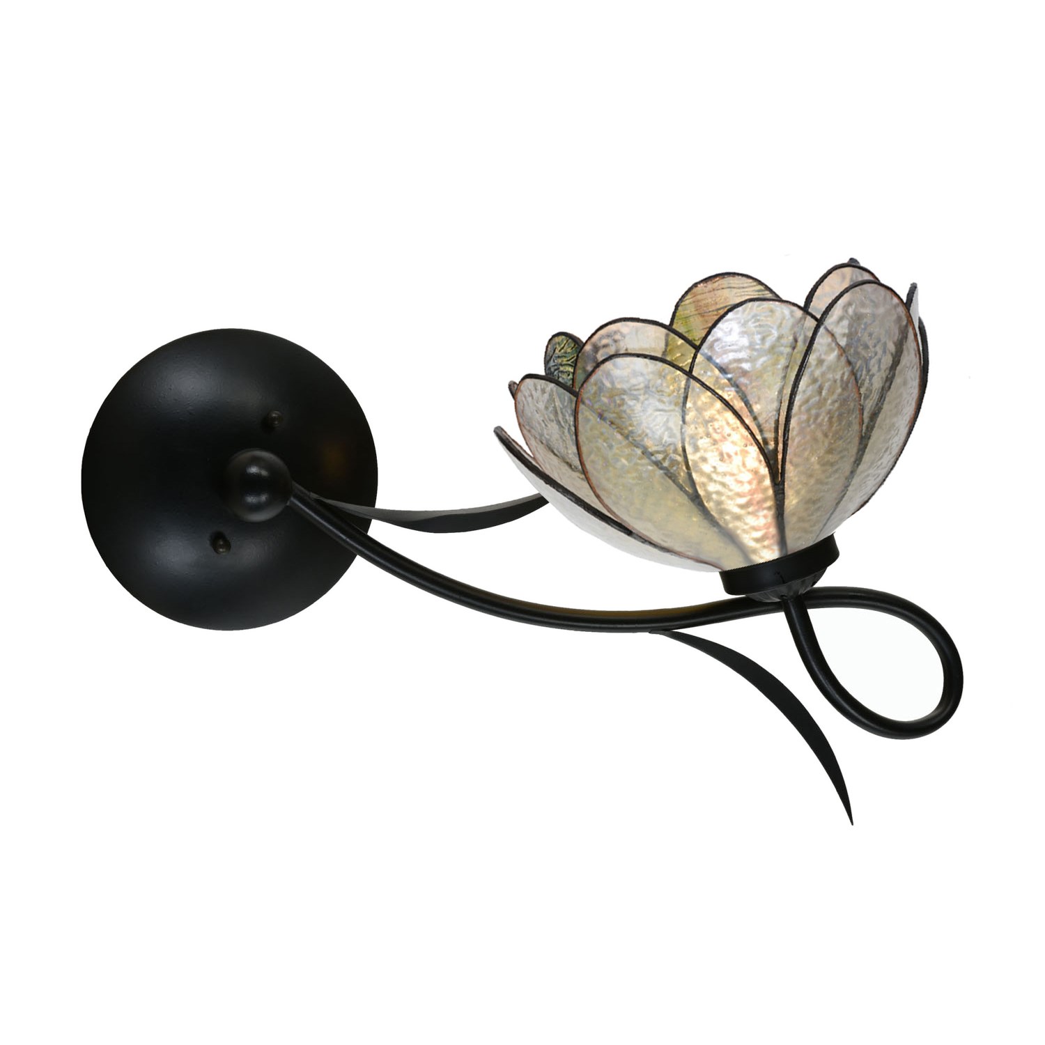 Tiffany Wandlamp / Plafonnière Lovely Sparkling Pioenroos
