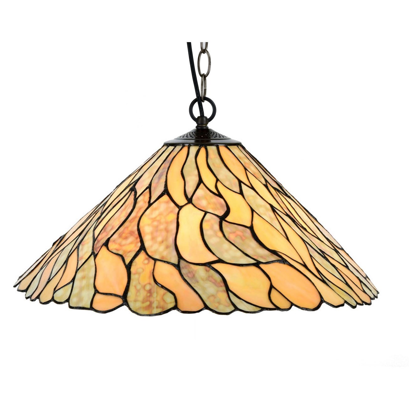 Tiffany Hanglamp Jade 3x E-27