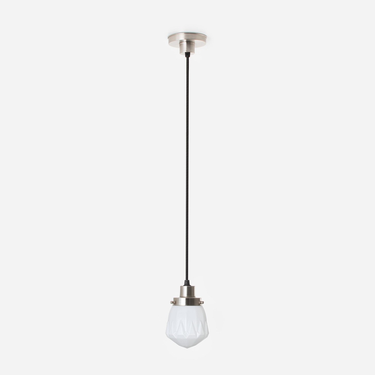 Hanglamp aan snoer Rocket 20's Matnikkel