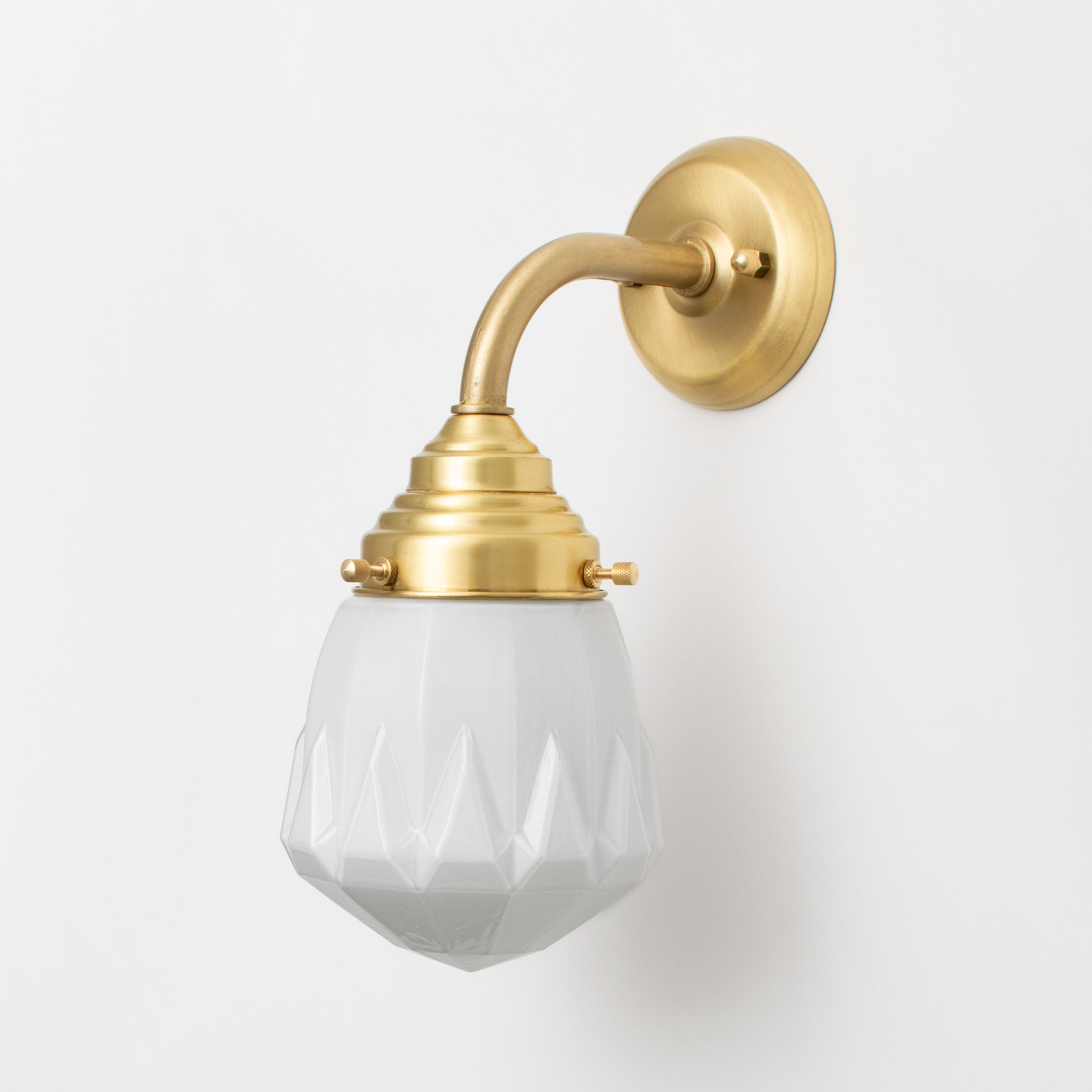Wandlamp Rocket Curve Messing