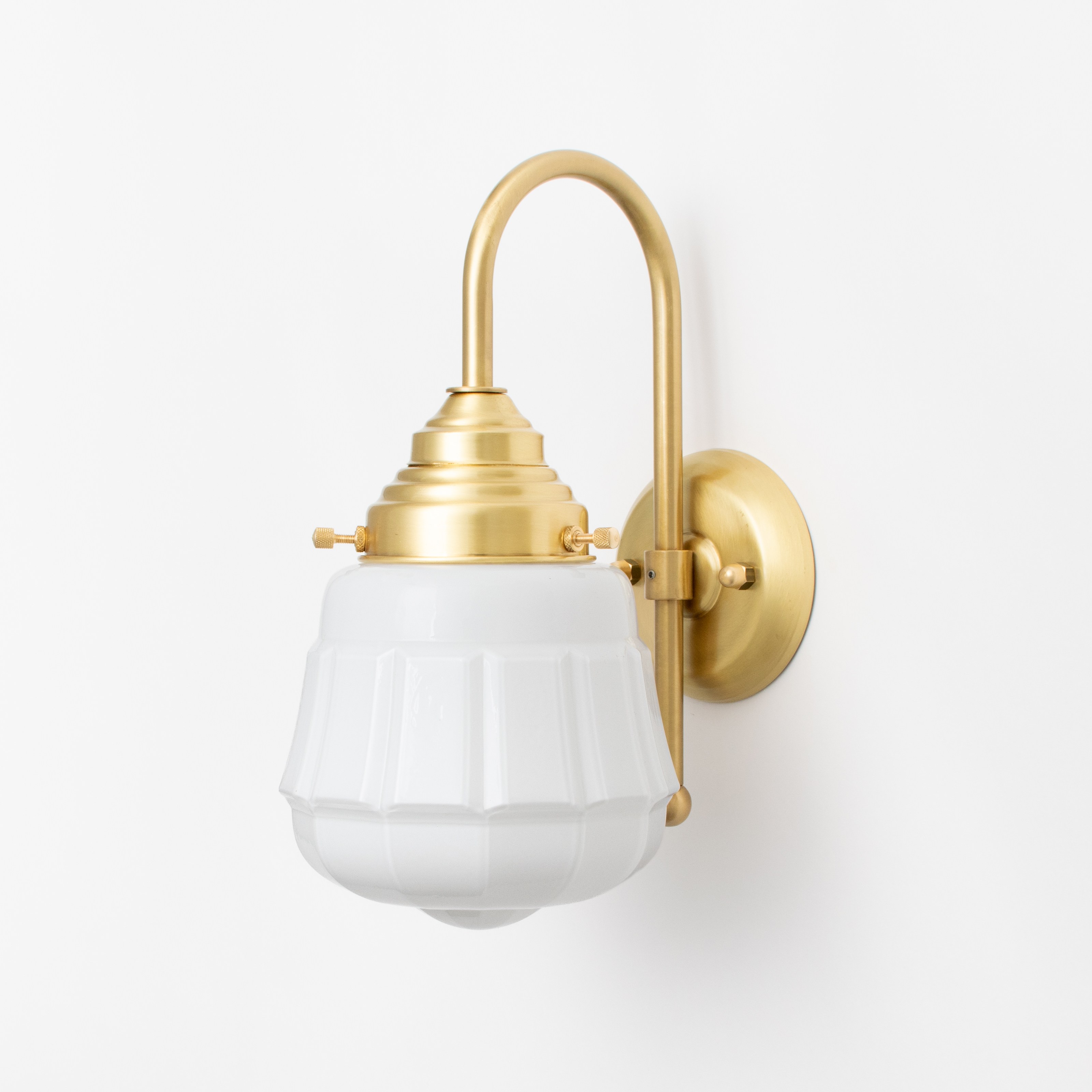 Wandlamp Cadence Meander Messing