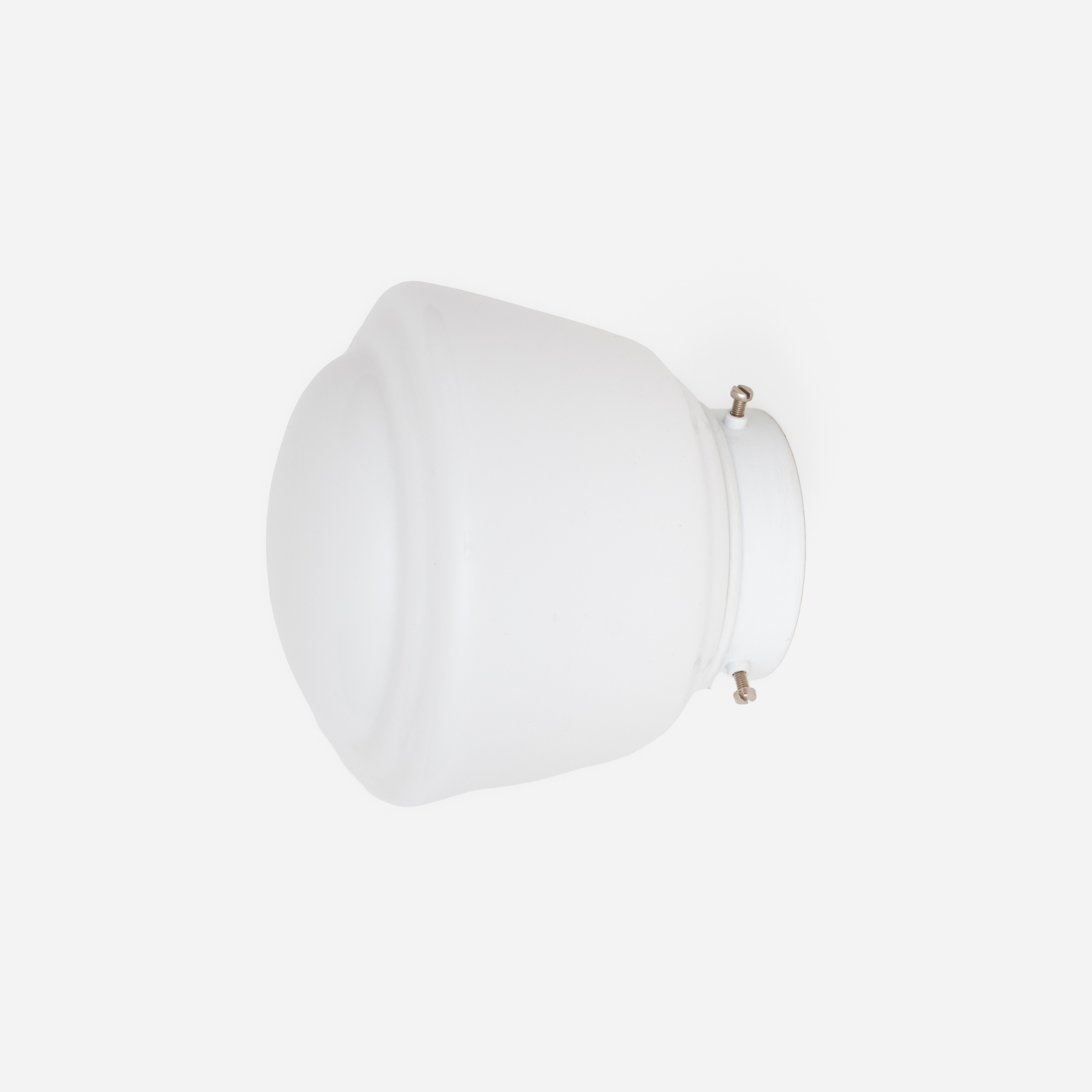 High Button Retro wandlamp Basic white