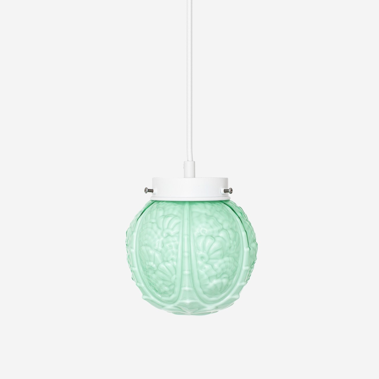 Hanglamp aan snoer Guimard Flower Mint Retro