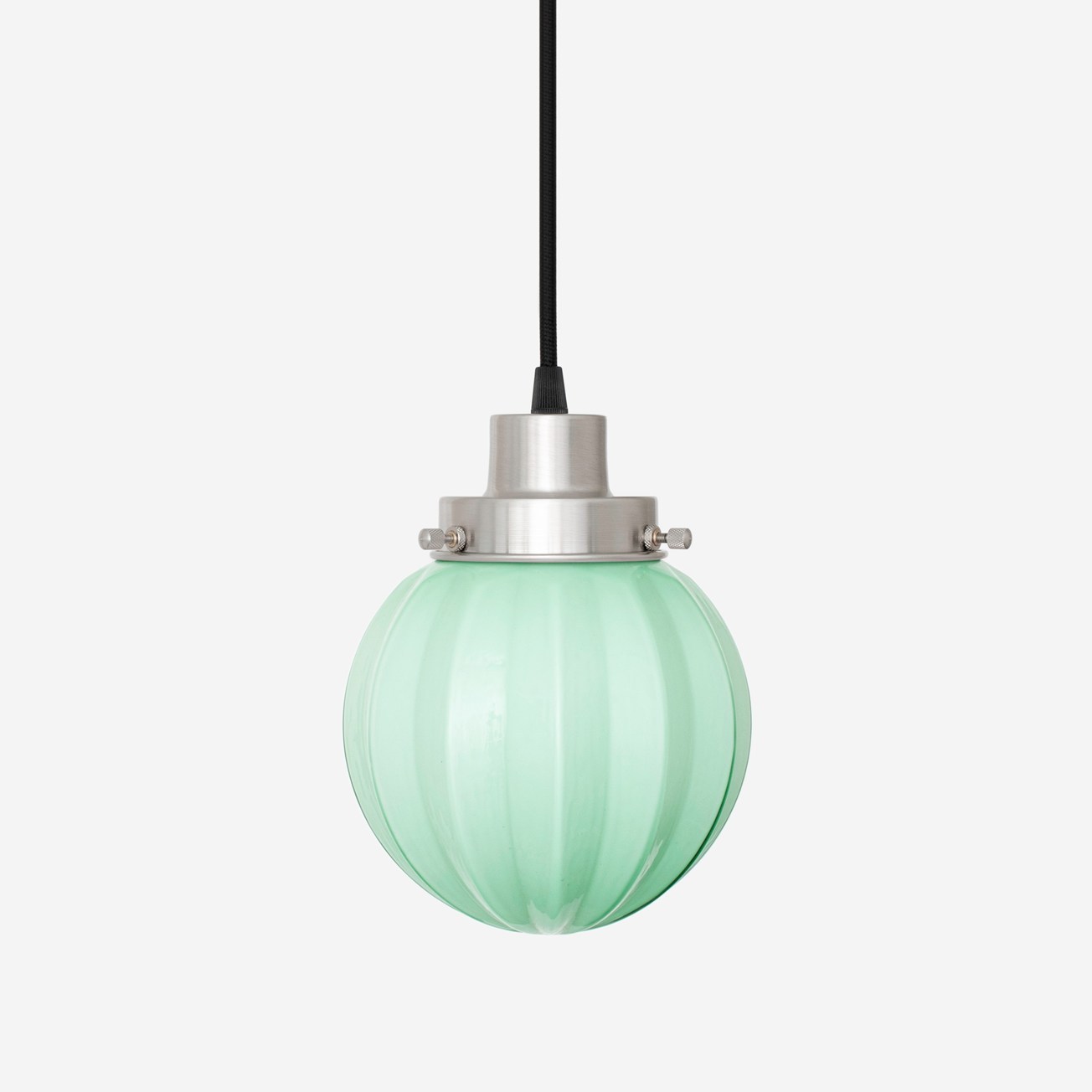 Hanglamp aan snoer Carambola Mint 20's Matnikkel