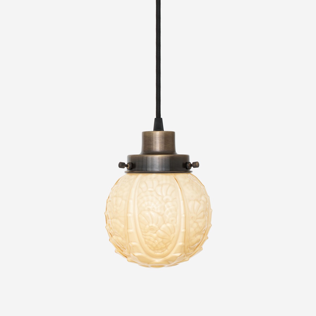 Hanglamp aan snoer Guimard Flower Sunny 20's Brons