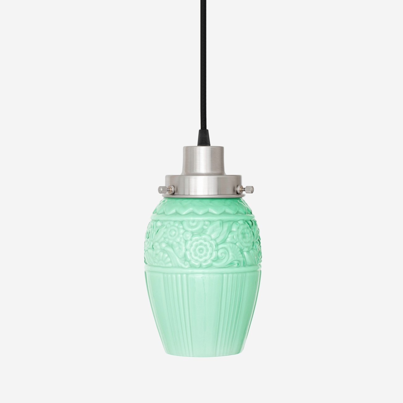 Hanglamp aan snoer Flower Yard Mint 20's Matnikkel