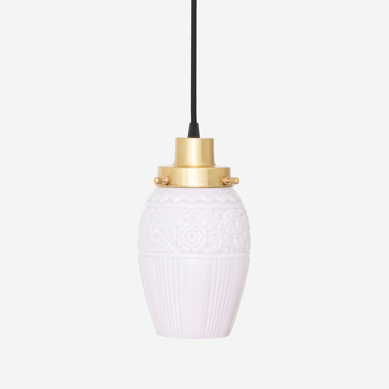 Hanglamp aan snoer Flower Yard Blush 20's Messing