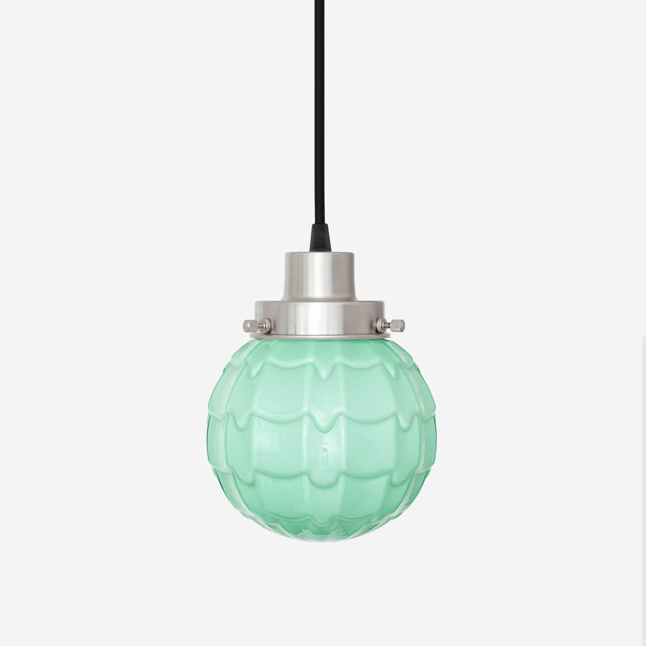 Hanglamp aan snoer Artichoke Mint 20's Matnikkel
