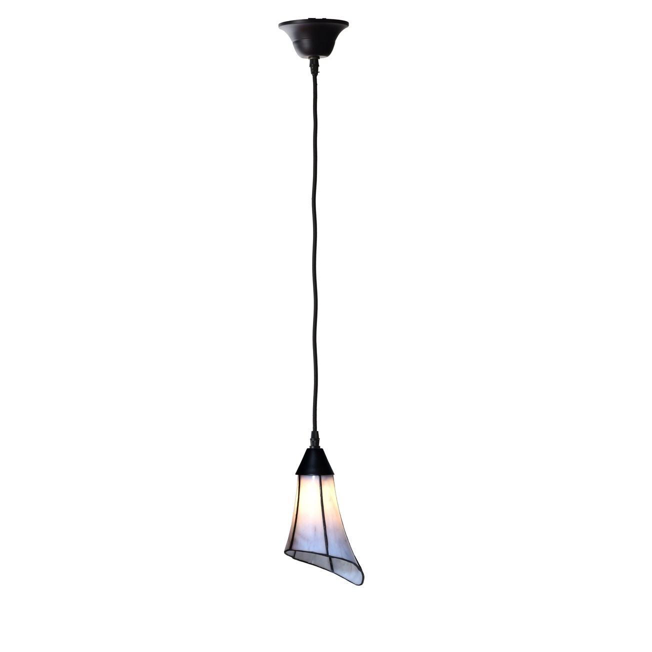 Tiffany Hanglamp Calla purple/blue