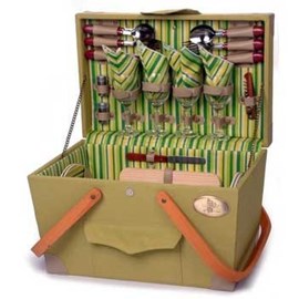Picknick Koffer Compleet voor 4 personen