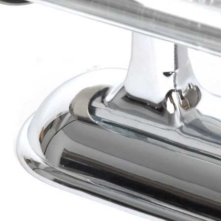 Detail foto verchroomd armatuur van de Art deco wandlamp Astoria