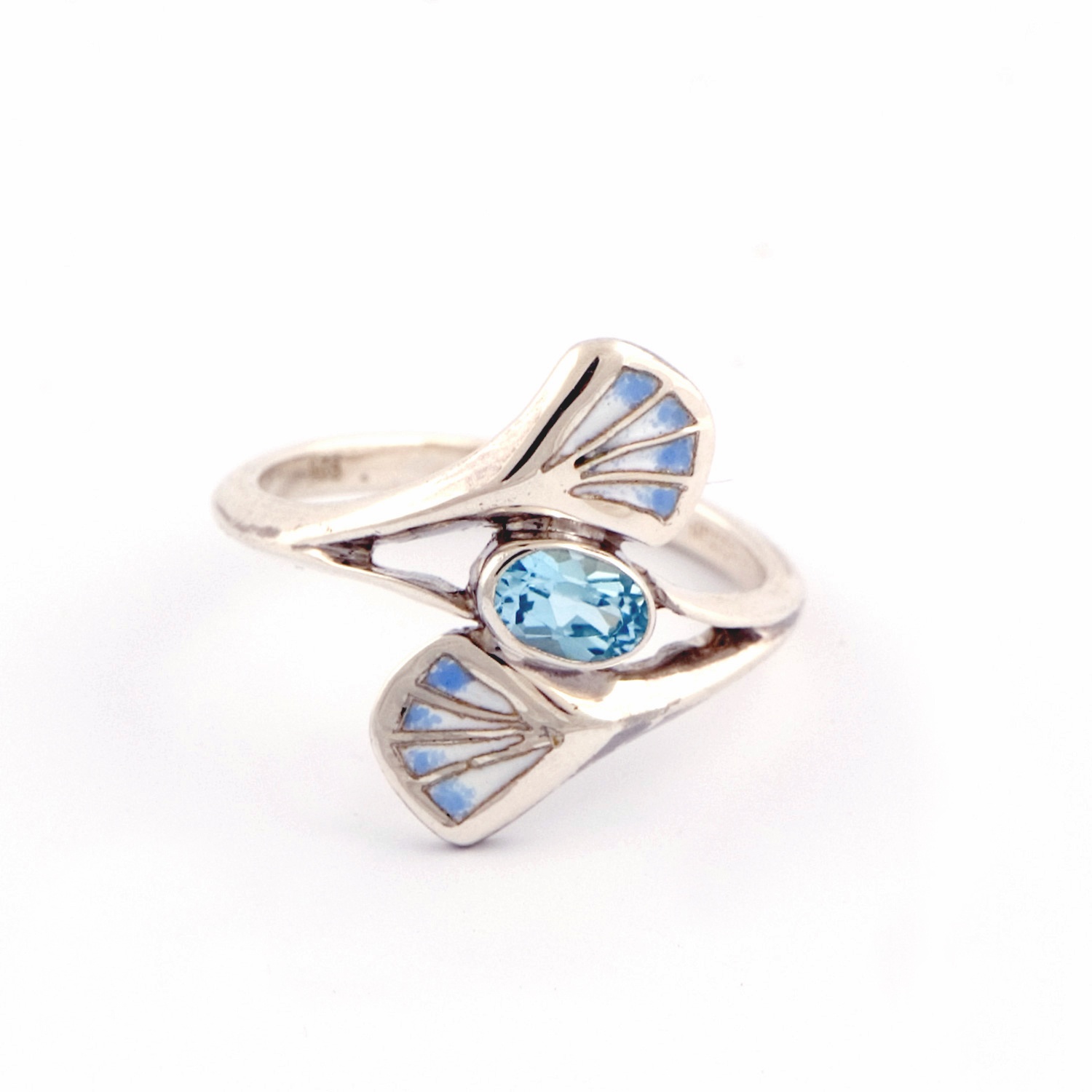 Ring Shakudo Topaas