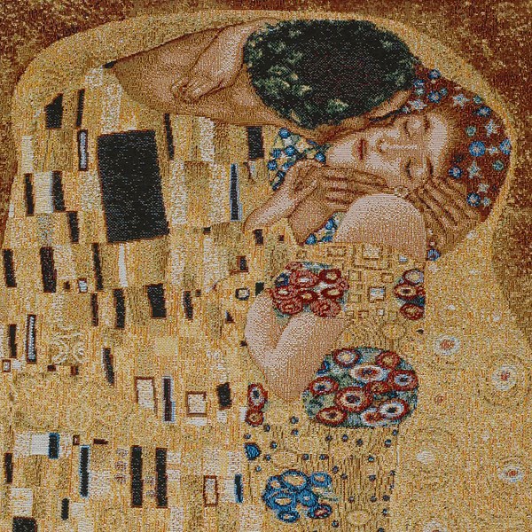 Detail Wandtapijt De Kus
