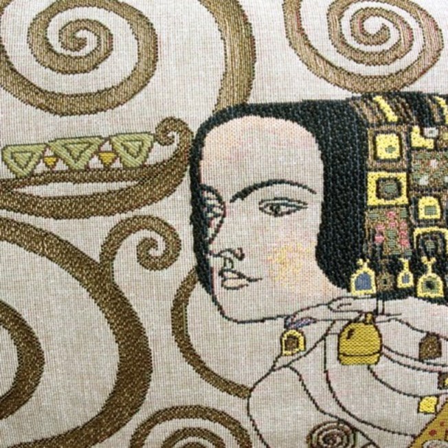Detail Wandkleed/Gobelin Klimt De Verwachting Licht