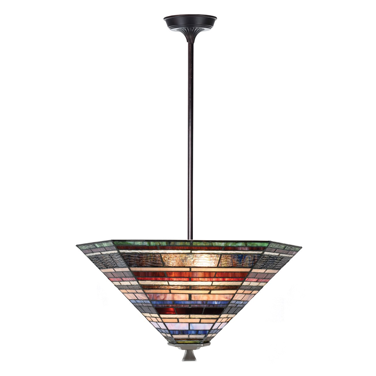 Tiffany Strakke Hanglamp Industrial