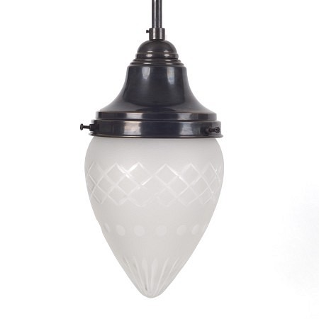 Hanglamp Elegance met geëtst glas
